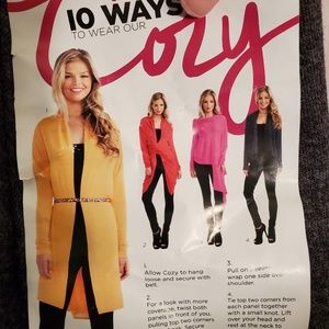 2/$20 NWT 10 ways to wear sweater shirt cardigan